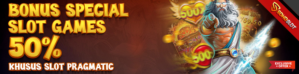 BONUS SPECIAL SLOT PRAGMATIC 50%